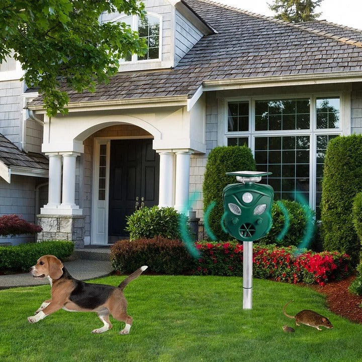 360 Solar Ultrasonic Animal Repeller