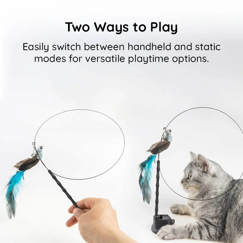 Bird Simulation Interactive Cat Toy Set