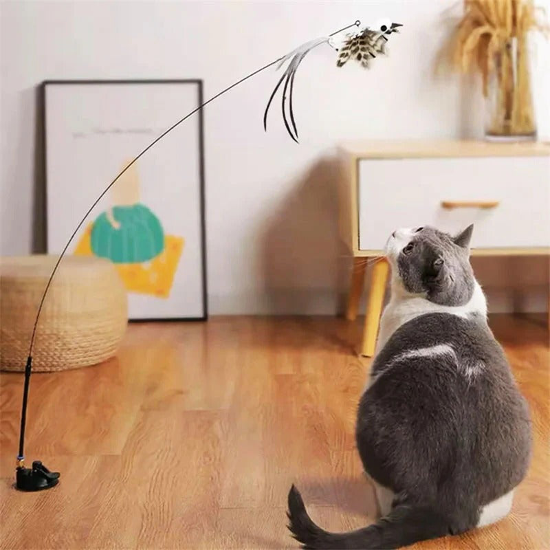 Bird Simulation Interactive Cat Toy Set
