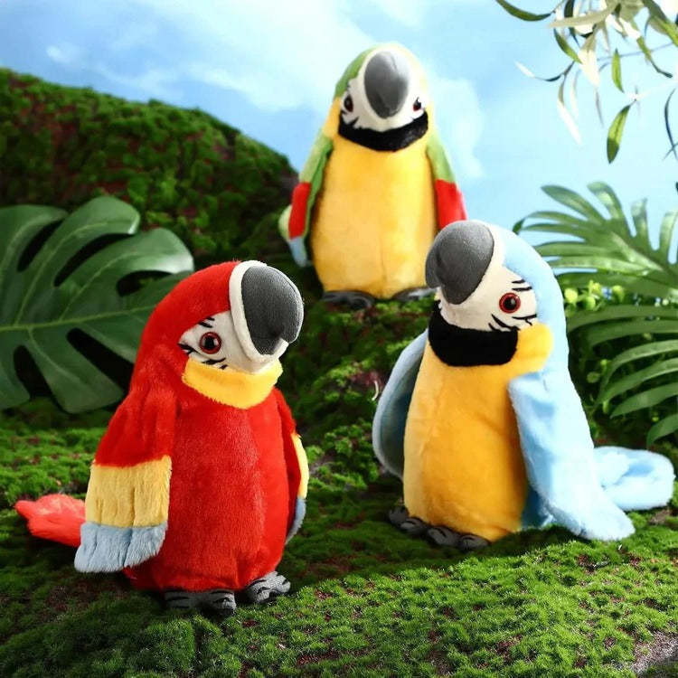 Talking & Musical Parrot Plush Toy