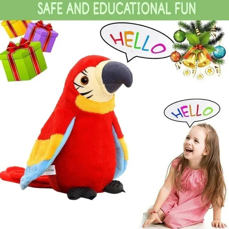Talking & Musical Parrot Plush Toy