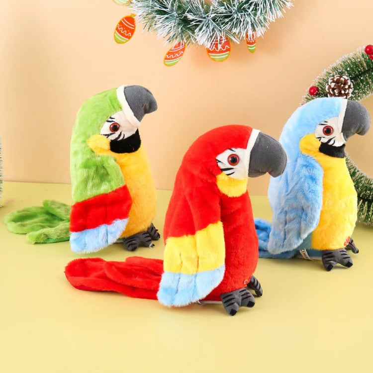 Talking & Musical Parrot Plush Toy