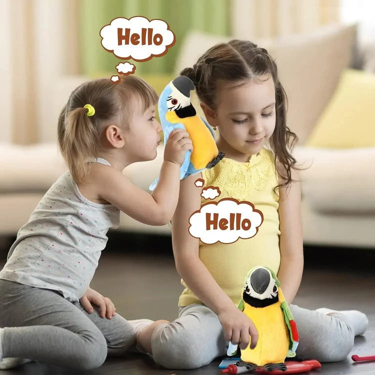 Talking & Musical Parrot Plush Toy