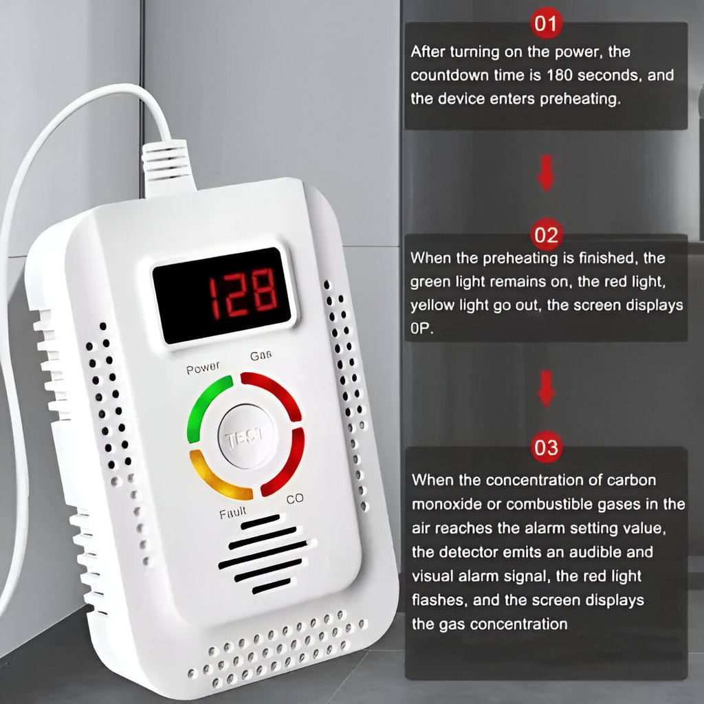 Plug-In Gas & CO Detection Unit