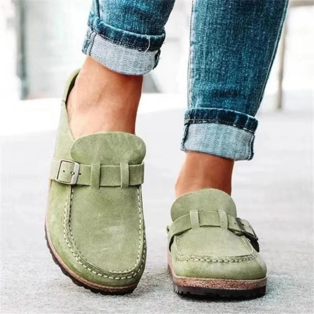 Comfort Buckled Clogs for Women