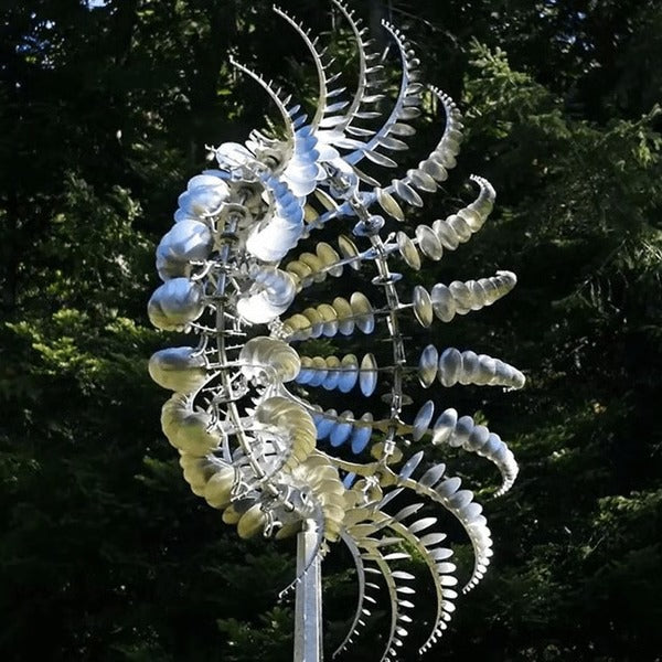 Metal Garden Windmill Dual Motion Spinner