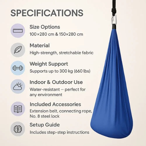 Sensory Swing Indoor Outdoor Hammock