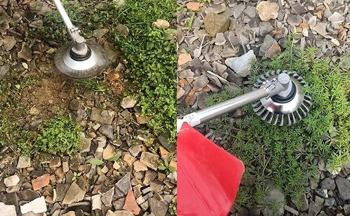 Heavy-Duty Wire Weeding Wheel Brush