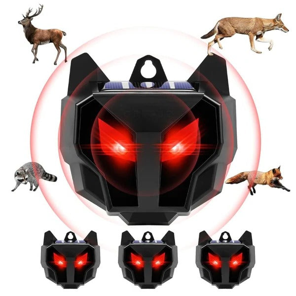 Solar Ultrasonic Animal Repeller (2-Pack)