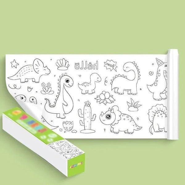Children's Reusable Wall Drawing Roll