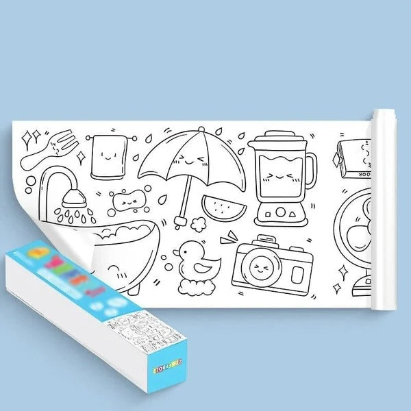 Children's Reusable Wall Drawing Roll