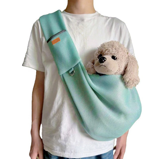 Breathable Crossbody Dog Sling Carrier Bag