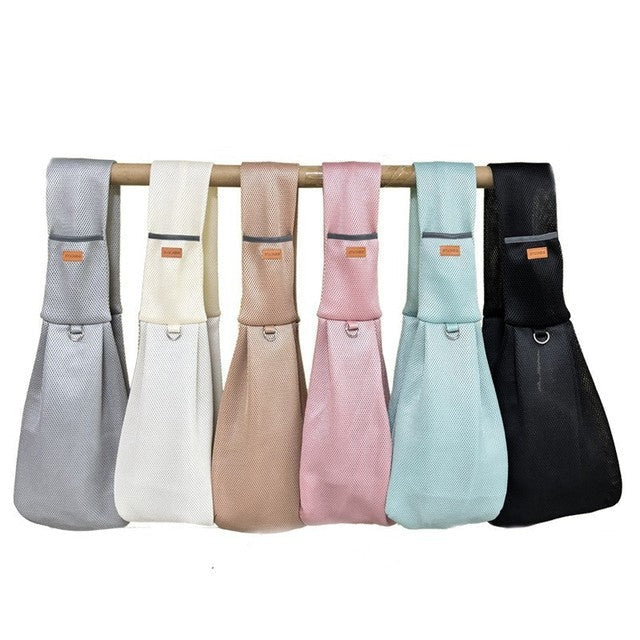 Breathable Crossbody Dog Sling Carrier Bag