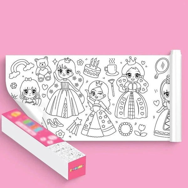 Children's Reusable Wall Drawing Roll