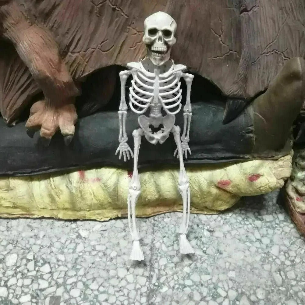 Poseable Halloween Skeleton Decoration