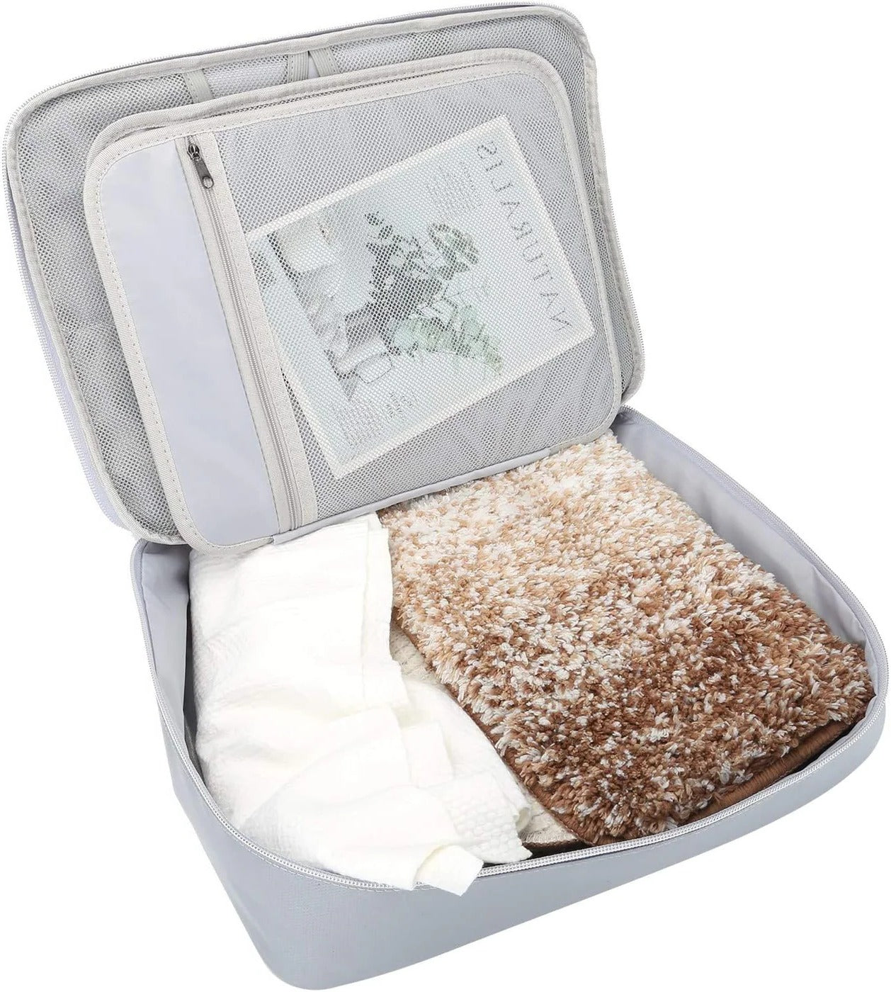 Document Organizer - Multi-Layer Safety Bag with Zipper for