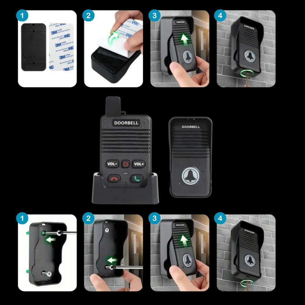 Two-Way Intercom Doorbell System