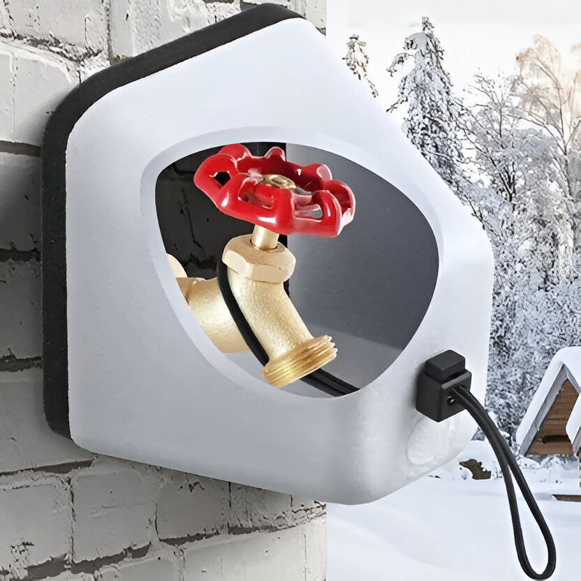 Insulated Outdoor Tap Cover for Winter