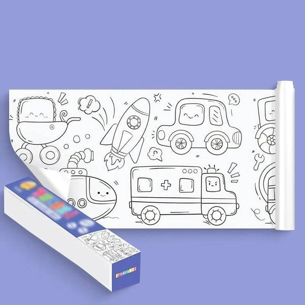 Children's Reusable Wall Drawing Roll