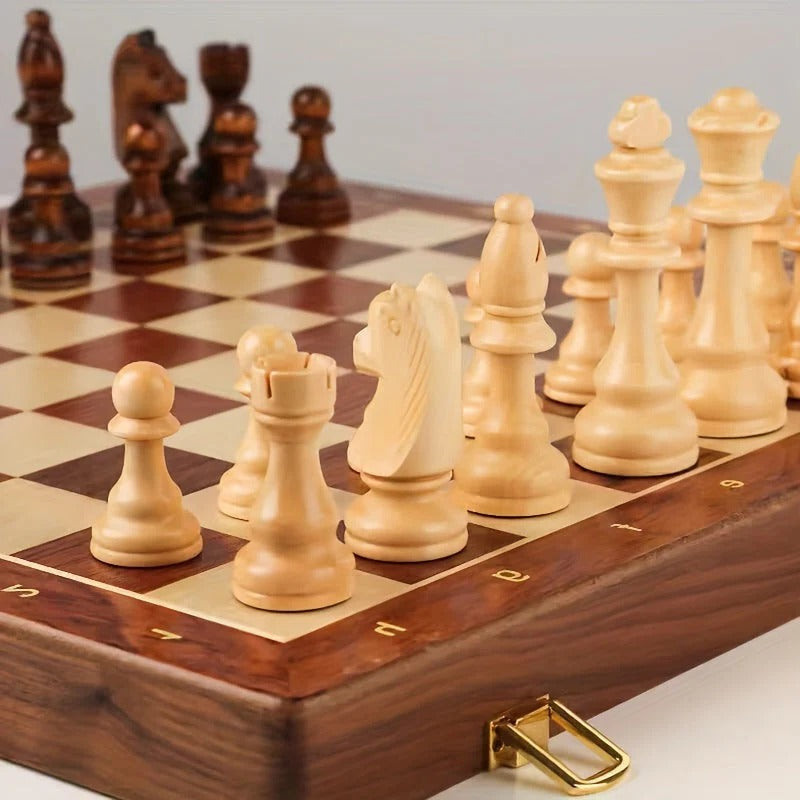 Handcrafted Wooden Chess Set