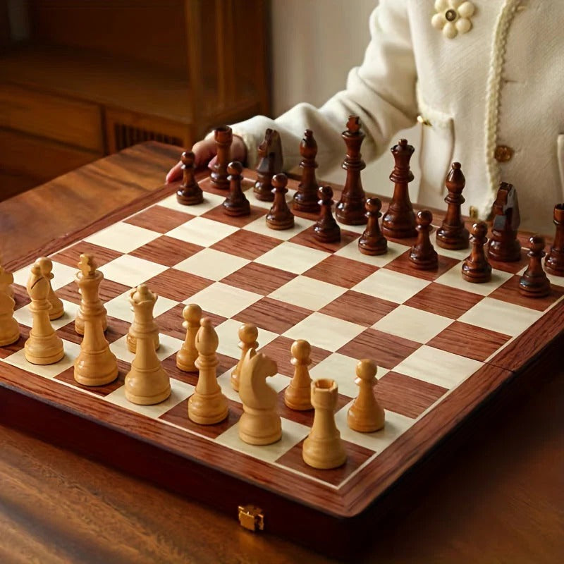 Handcrafted Wooden Chess Set