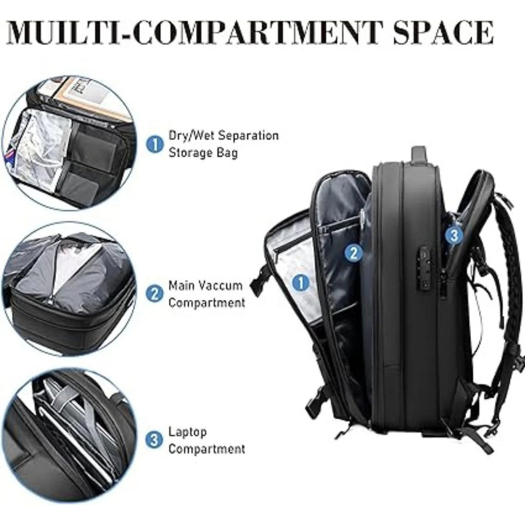 Vacuum Compression Travel Backpack