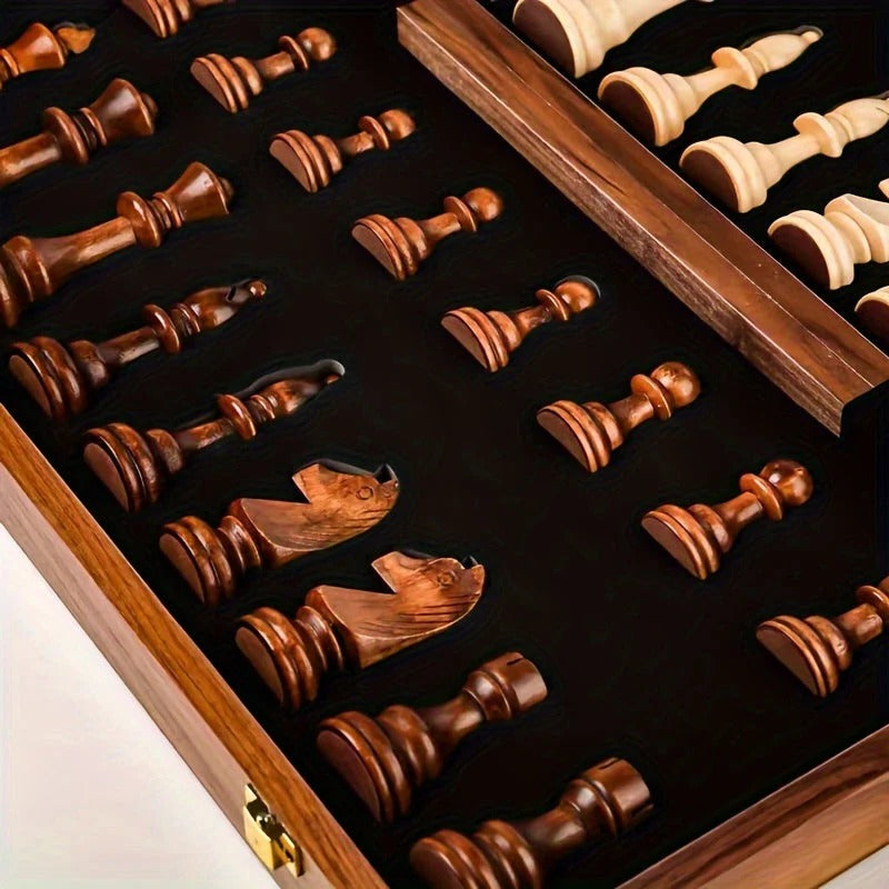 Handcrafted Wooden Chess Set