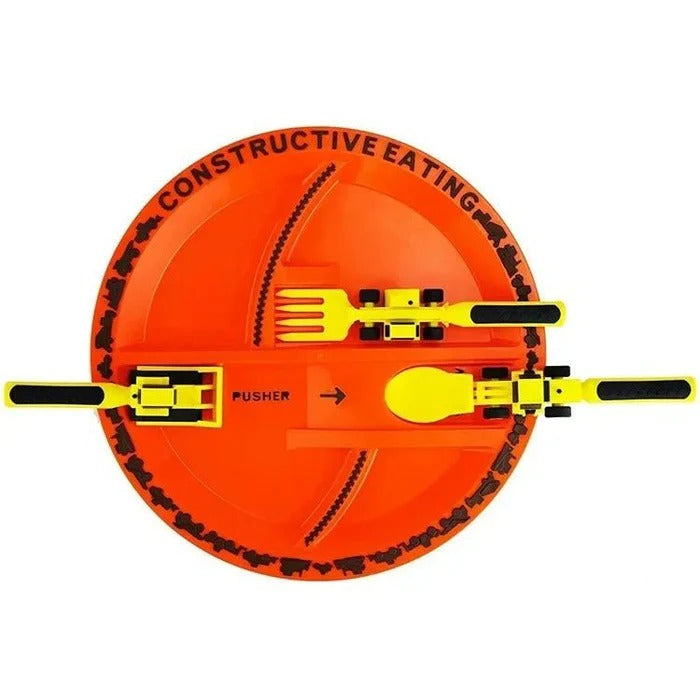 Kids Construction Utensil Combo Set