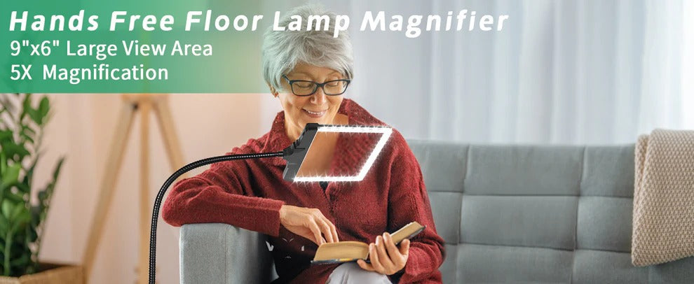 Large LED Lighted Magnifying Glass