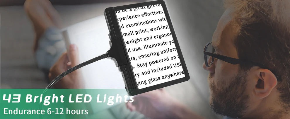 Large LED Lighted Magnifying Glass