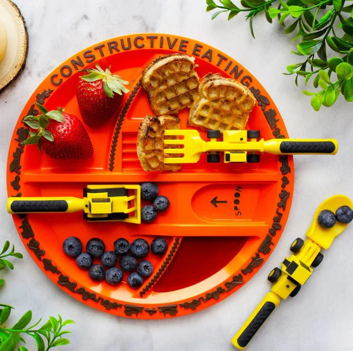 Kids Construction Utensil Combo Set