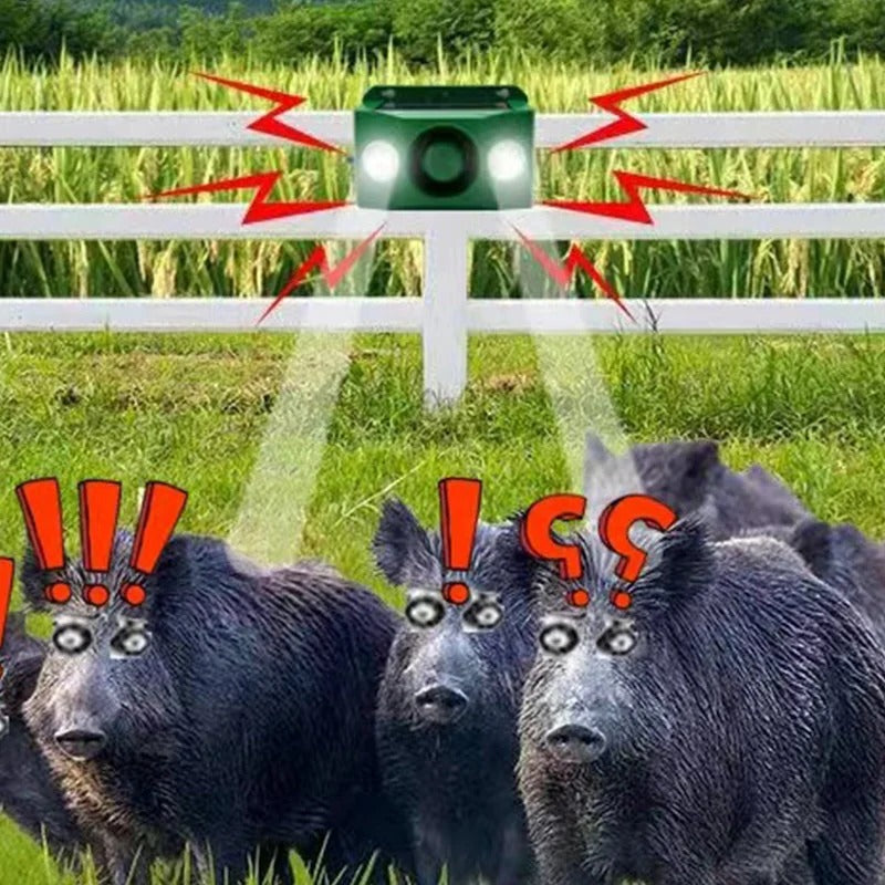 Solar Animal Repellent Warning Lights