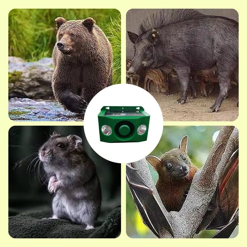 Solar Animal Repellent Warning Lights