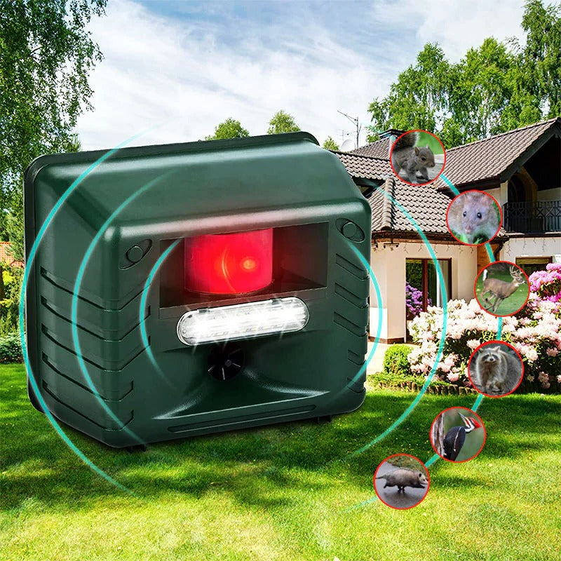 Solar Ultrasonic Woodpecker Repeller