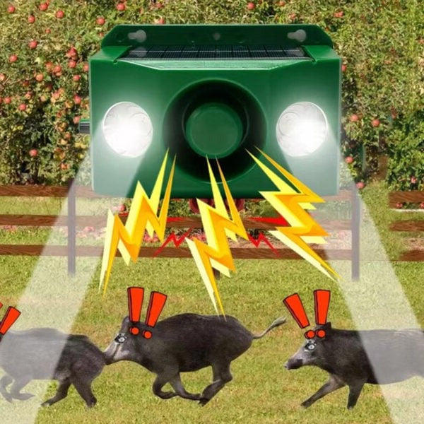 Solar Animal Repellent Warning Lights