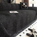 Stretch Herringbone Striped Couch Cover