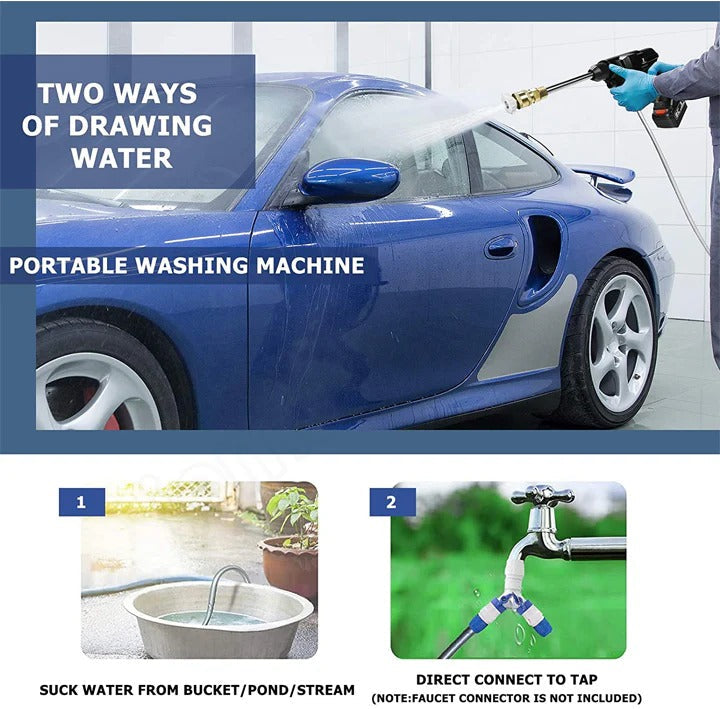 Cordless High Pressure Washer Kit