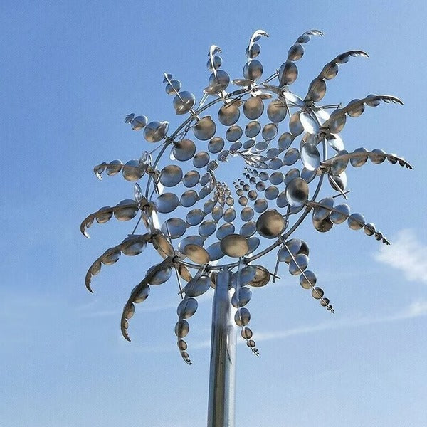 Metal Garden Windmill Dual Motion Spinner