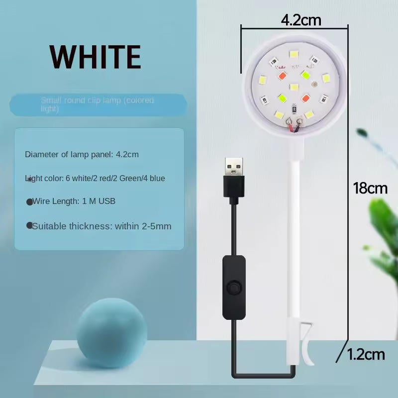 Clip-On LED Aquarium Light for Fish Tanks