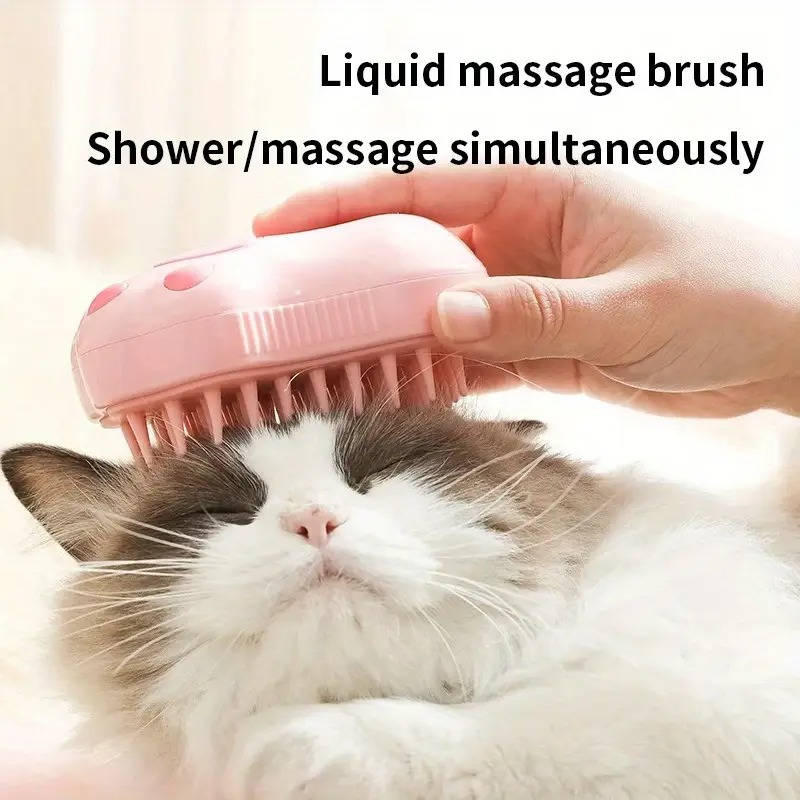 2-in-1 Steam Dog Grooming Brush