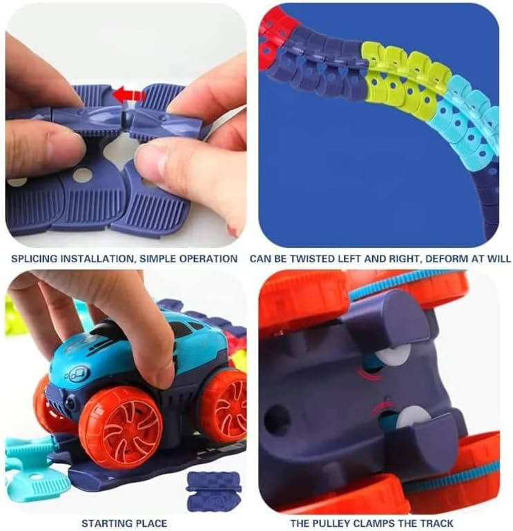 Anti-Gravity Wall-Climbing Race Track