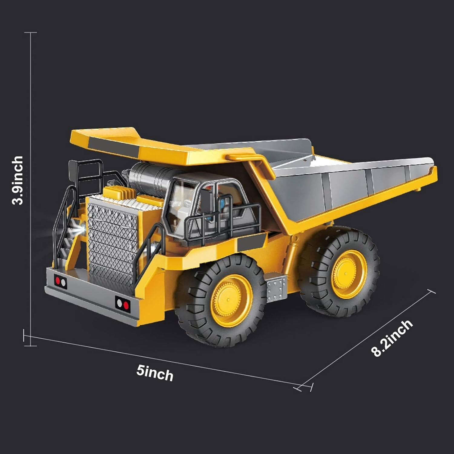 4WD RC Excavator, Bulldozer & Dump Truck