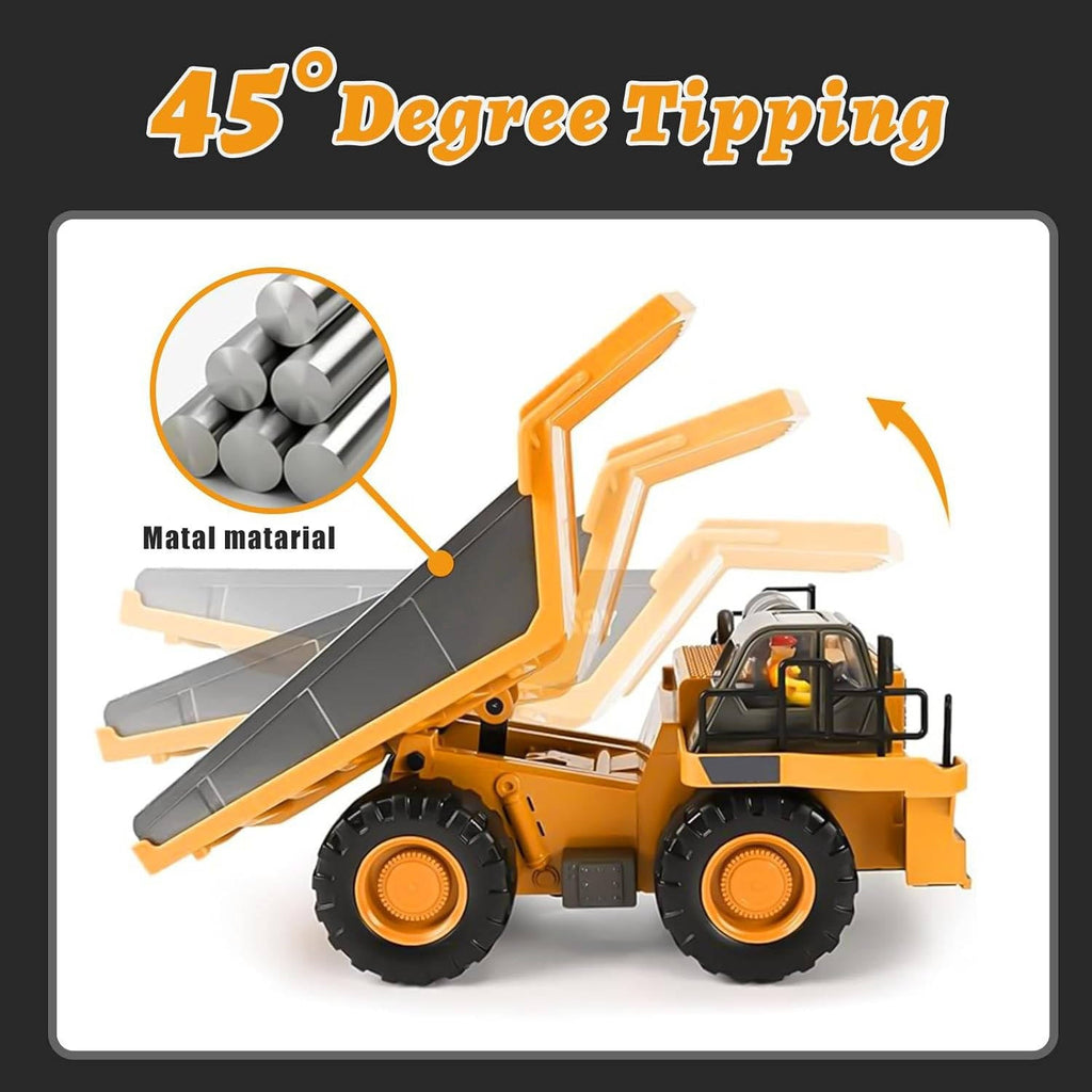 4WD RC Excavator, Bulldozer & Dump Truck