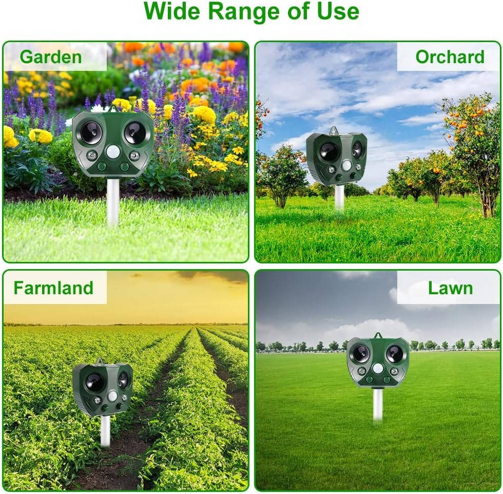 Ultrasonic Pigeon & Bird Scarer Pest Defender