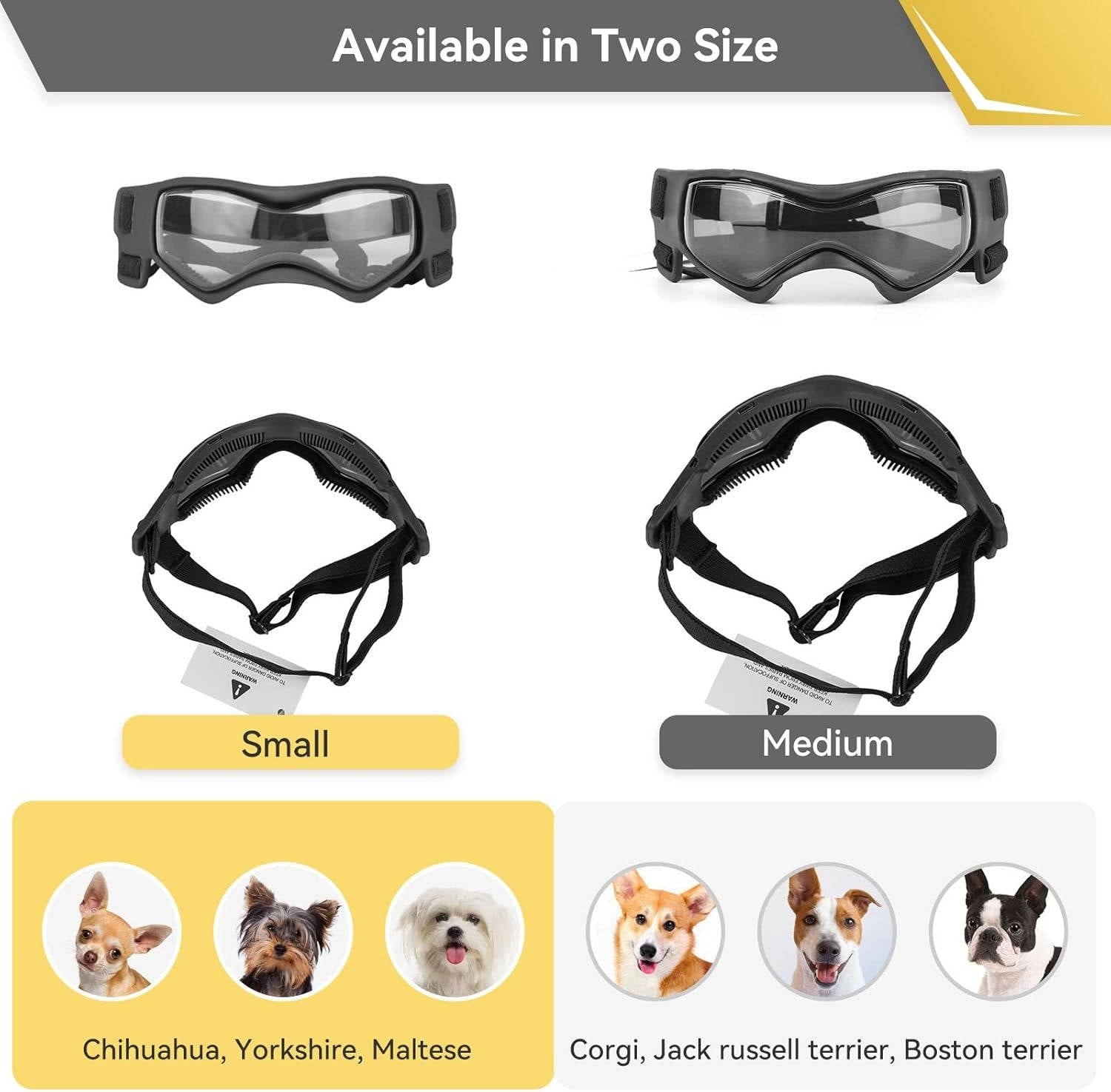 UV-Protective Dog Goggles