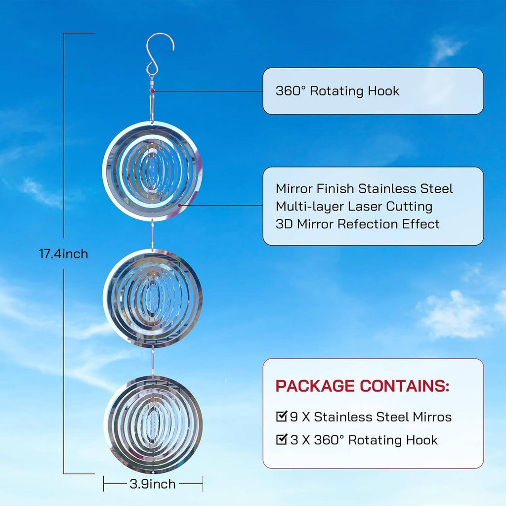Outdoor Bird Deterrent Reflective Scare Device