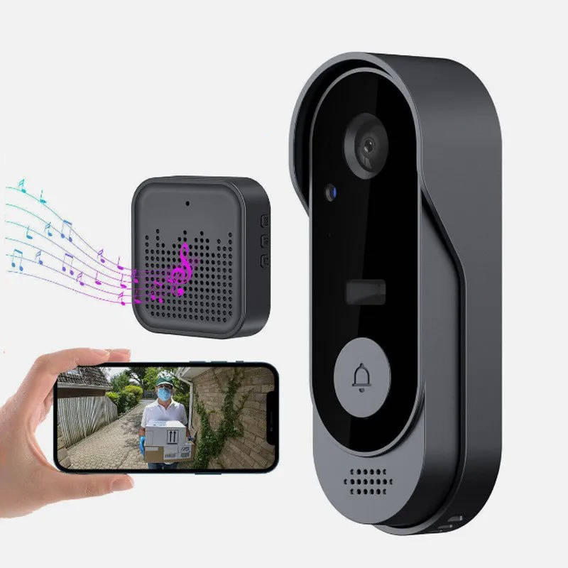 Wireless Smart Video Doorbell, No Subscription