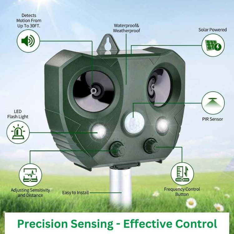 Ultrasonic Pigeon & Bird Scarer Pest Defender