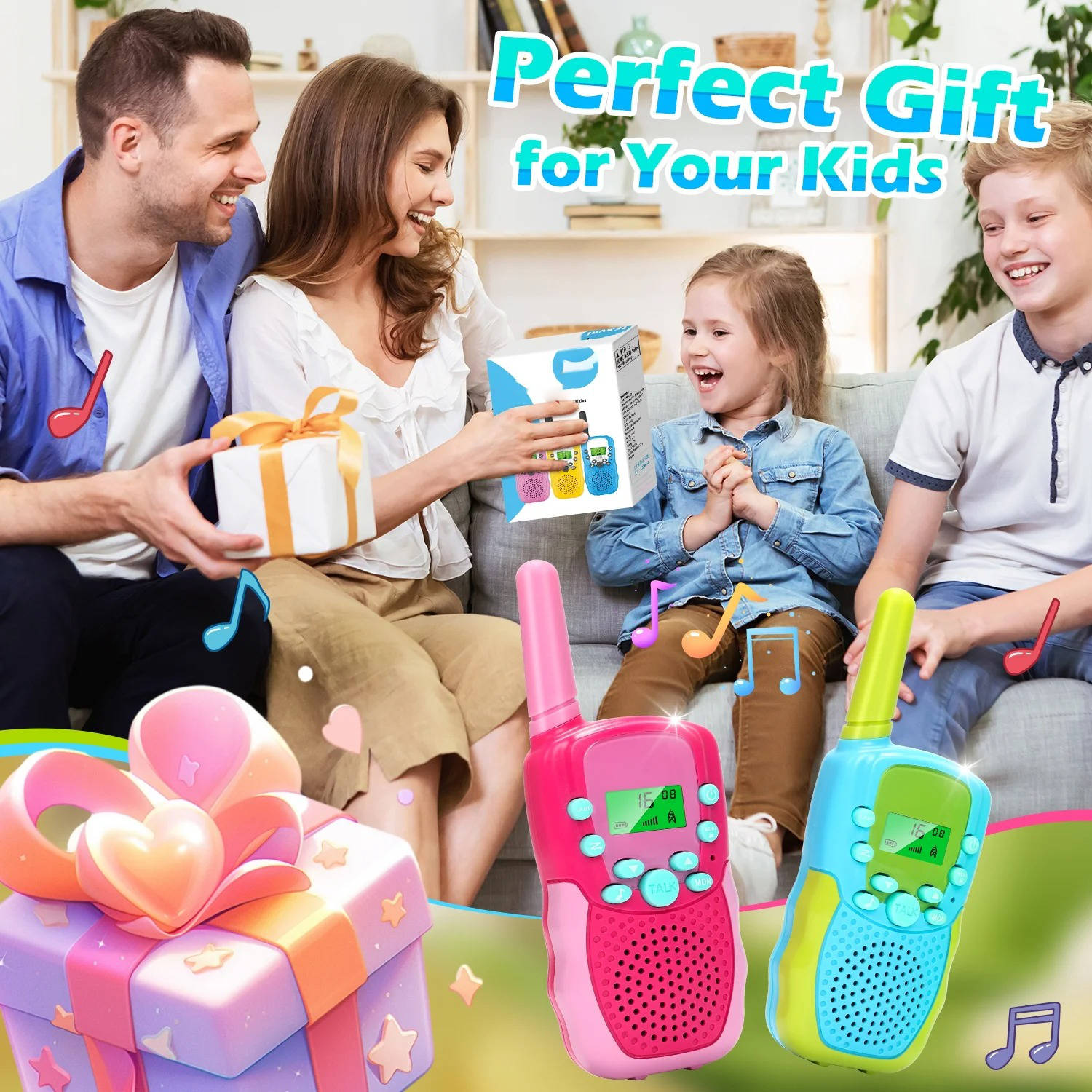 Kids Walkie Talkies (3-Piece Set)