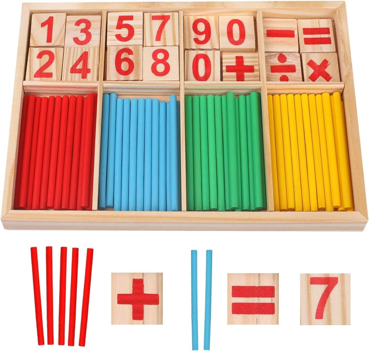 Counting Sticks Educational Toy Set